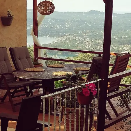 Lorantina Luxury Sea View House Close To Barbati & Ipsos With Starlink Wifi Gospodarstwo wiejskie