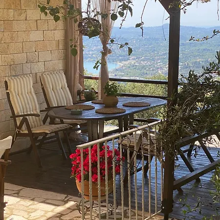 Lorantina Luxury Sea View House Close To Barbati & Ipsos With Starlink Wifi Gospodarstwo wiejskie *